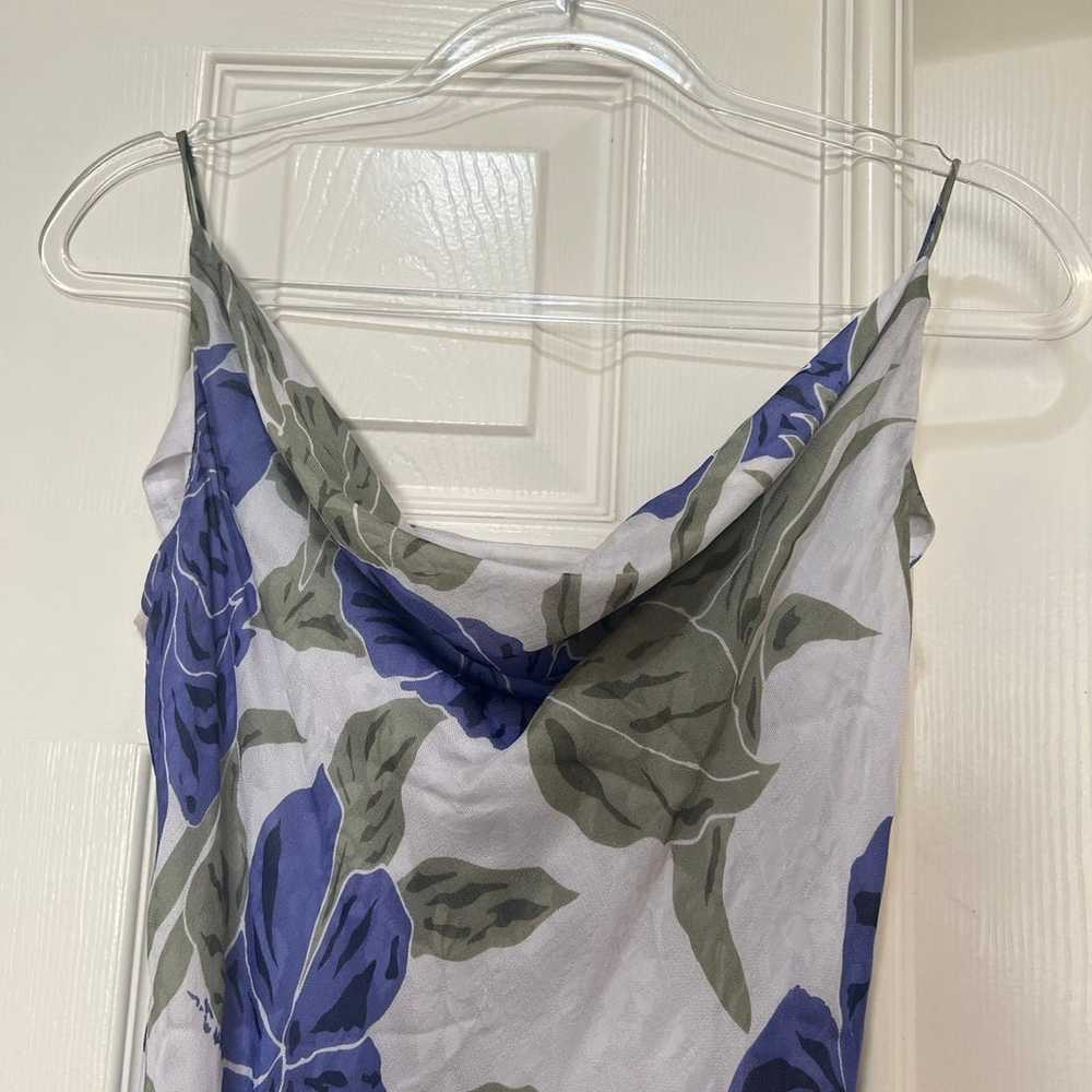 100% Silk Tommy Bahama Slip Dress Floral Evening … - image 11