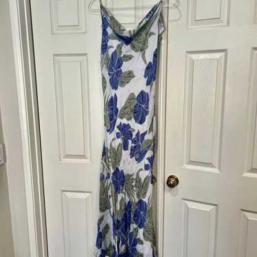 100% Silk Tommy Bahama Slip Dress Floral Evening … - image 1