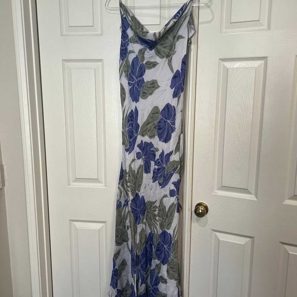 100% Silk Tommy Bahama Slip Dress Floral Evening … - image 2