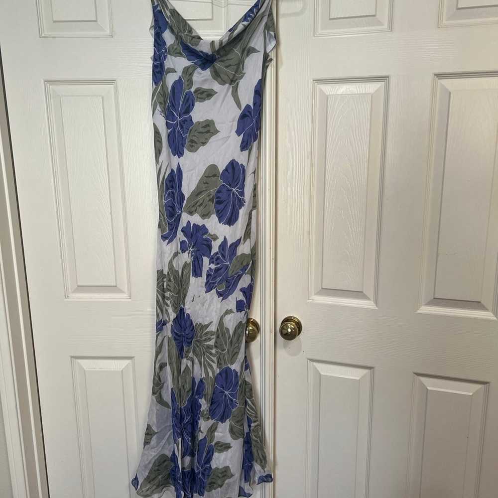 100% Silk Tommy Bahama Slip Dress Floral Evening … - image 9