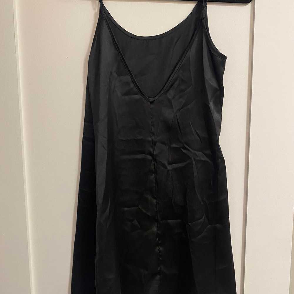 Anthropologie Black Beaded Mini Dress with Slip -… - image 7