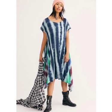 Free People Dreamland Tie Dye Maxi Dress S NEW - image 1