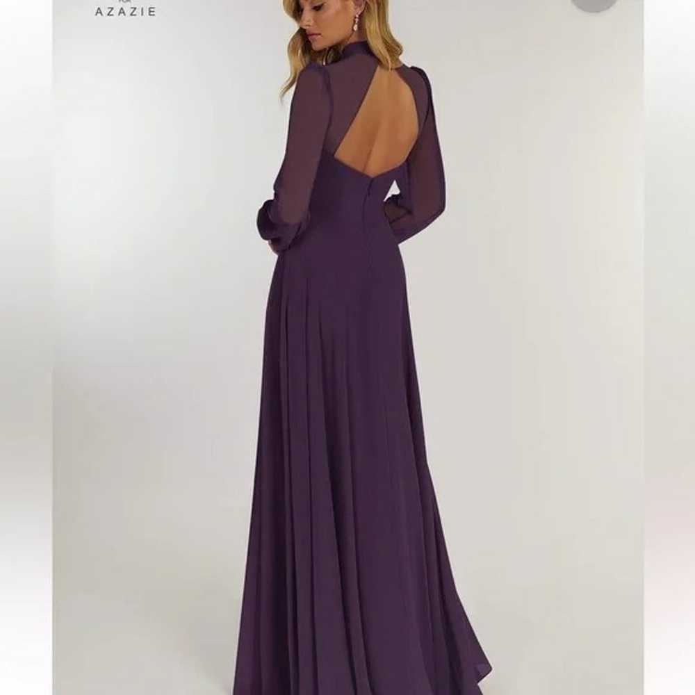 Pnina Tornai Plum Floor Length Dress - image 3