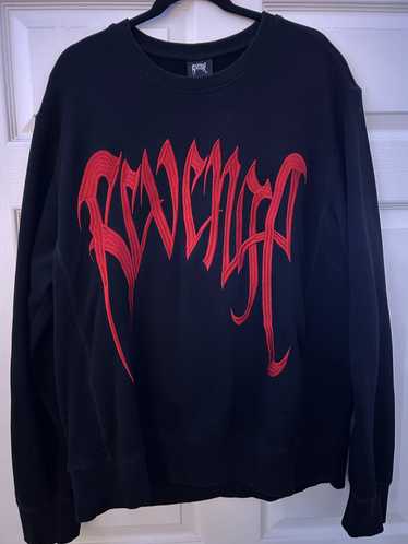 Revenge Embroidered Revenge “LOGO” Crewneck Black/