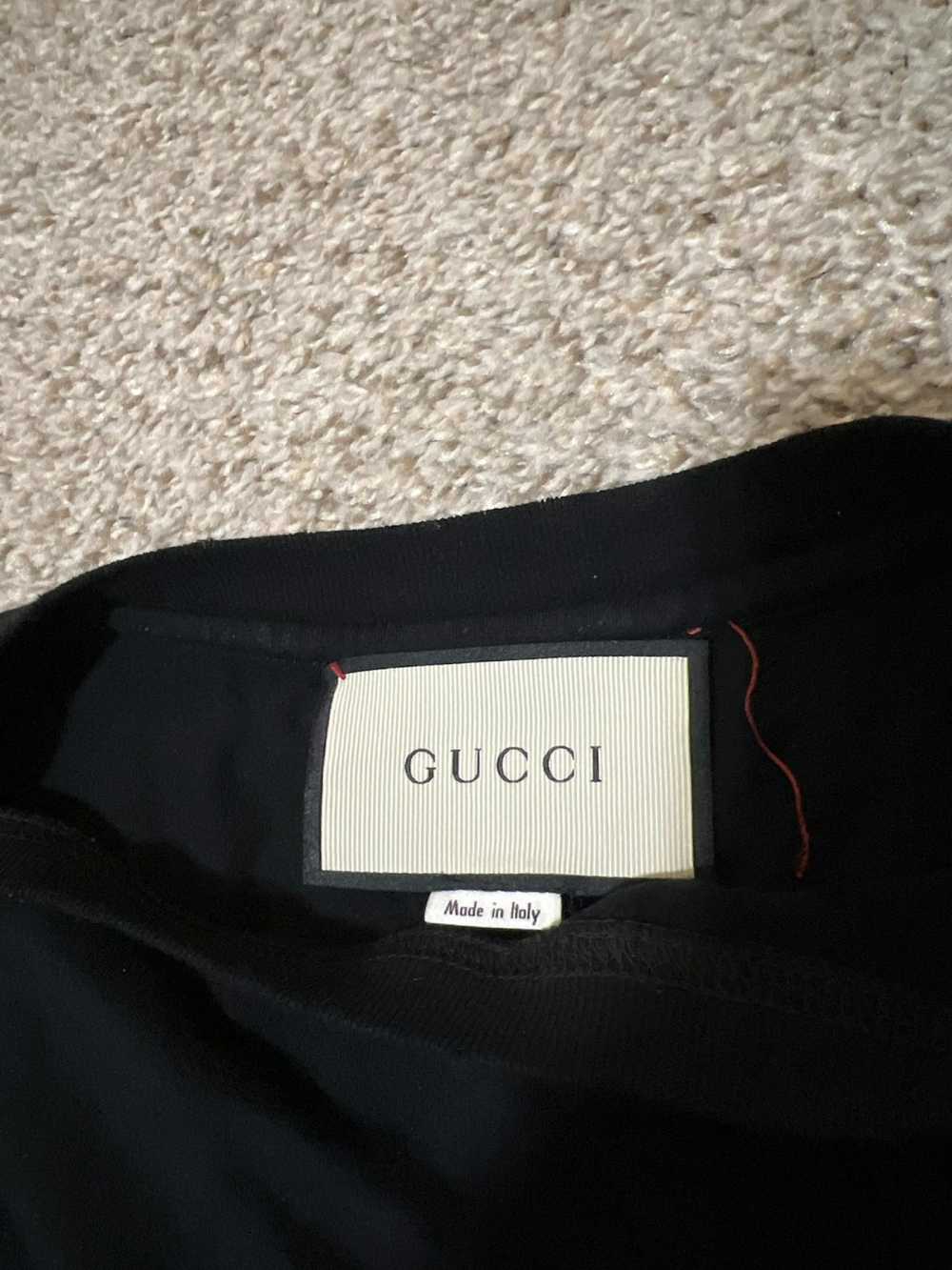 Gucci Gucci - vintage logo black t-shirt - image 9