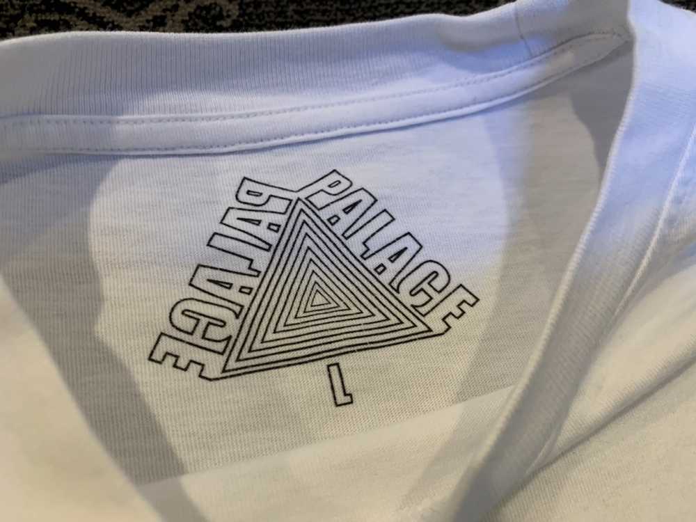 Palace Palace Means Couture Tee White/Blue Rare - image 3