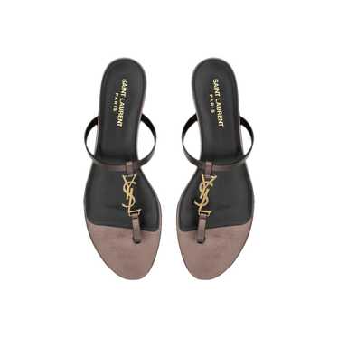 Saint Laurent Cassandra leather sandal - image 1