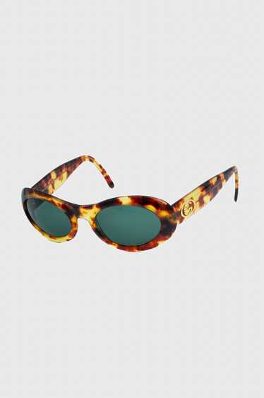 Gucci GUCCI GG 2400 Oval Tortoise Sunglasses Vinta