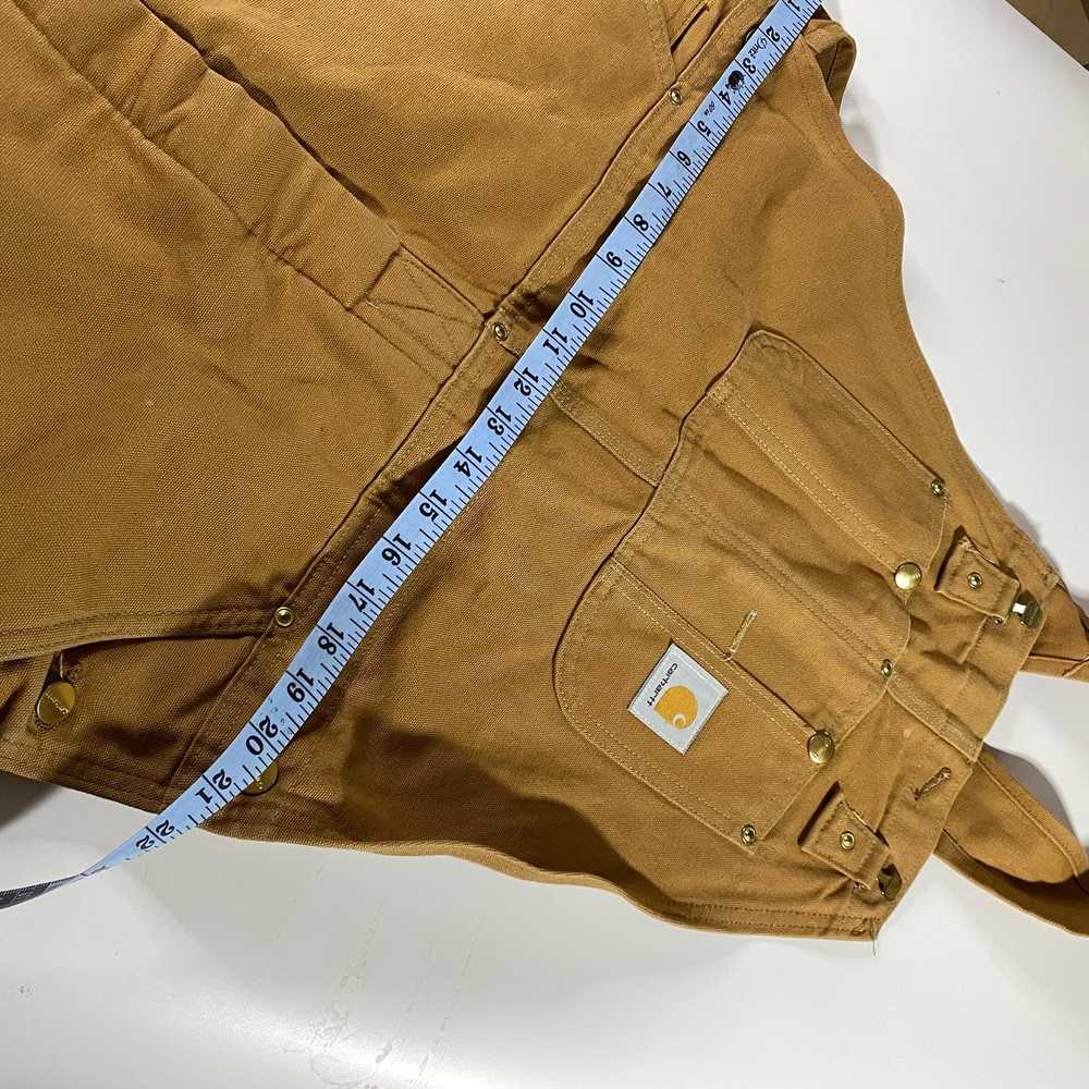 Carhartt Carhartt Overalls Double Knee Canvas Lin… - image 7