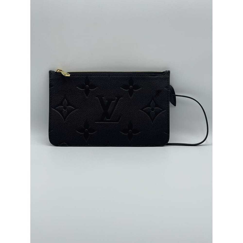 Louis Vuitton Neverfull leather clutch bag - image 2