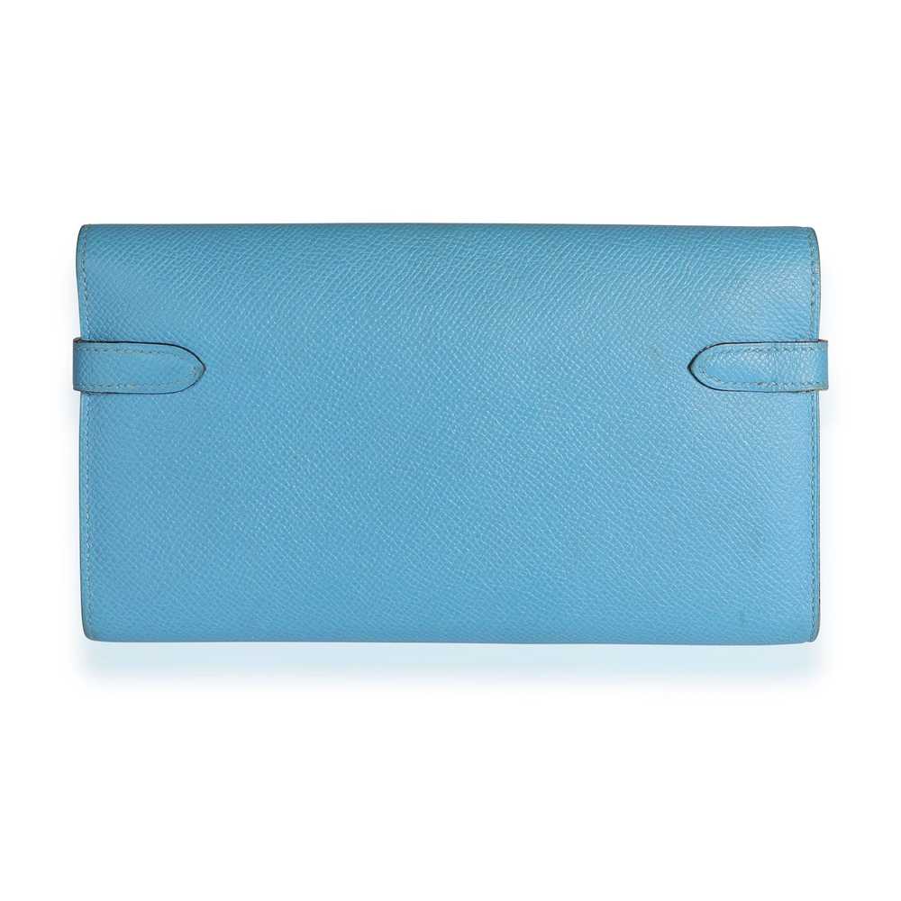 Hermes Hermes Blue Paradise Epsom Leather Kelly W… - image 3