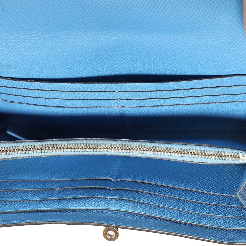 Hermes Hermes Blue Paradise Epsom Leather Kelly W… - image 6