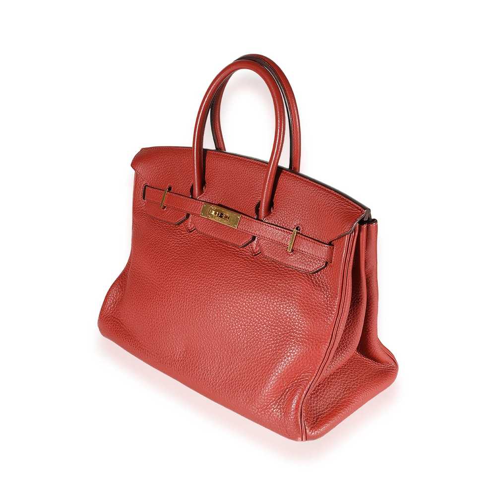 Hermes Hermes Brique Cl√©mence Birkin 35 GHW - image 2