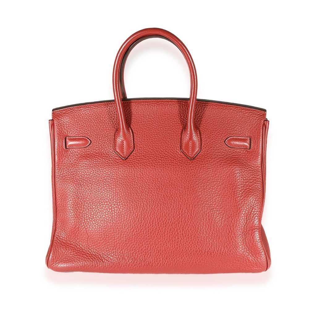 Hermes Hermes Brique Cl√©mence Birkin 35 GHW - image 3