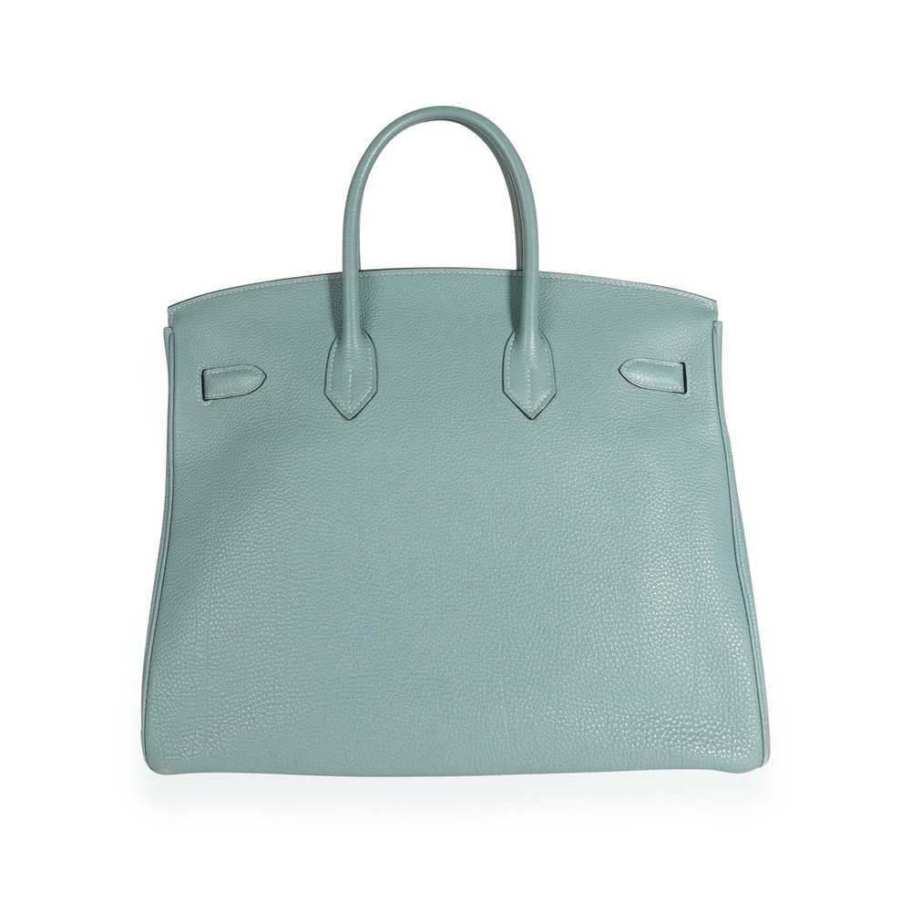 Hermes Hermes Bleu Ciel Togo Birkin 35 PHW - image 3