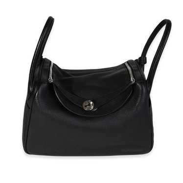 Hermes Hermes Black Cl√©mence Lindy 30 PHW