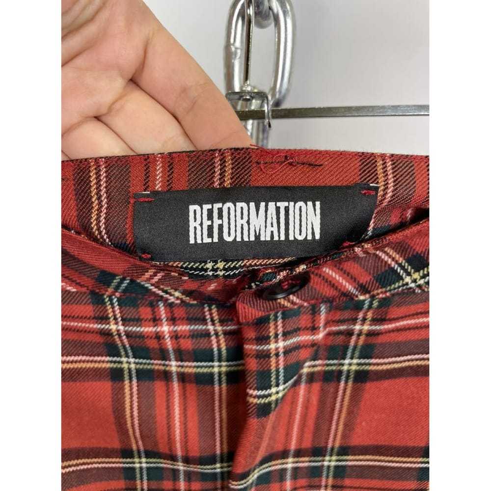 Reformation Wool mini skirt - image 4