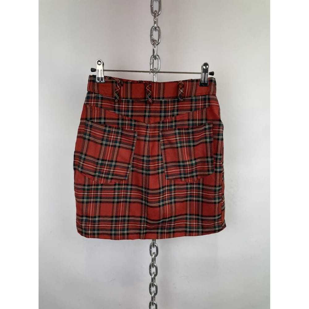 Reformation Wool mini skirt - image 5
