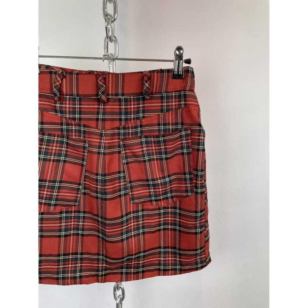 Reformation Wool mini skirt - image 8