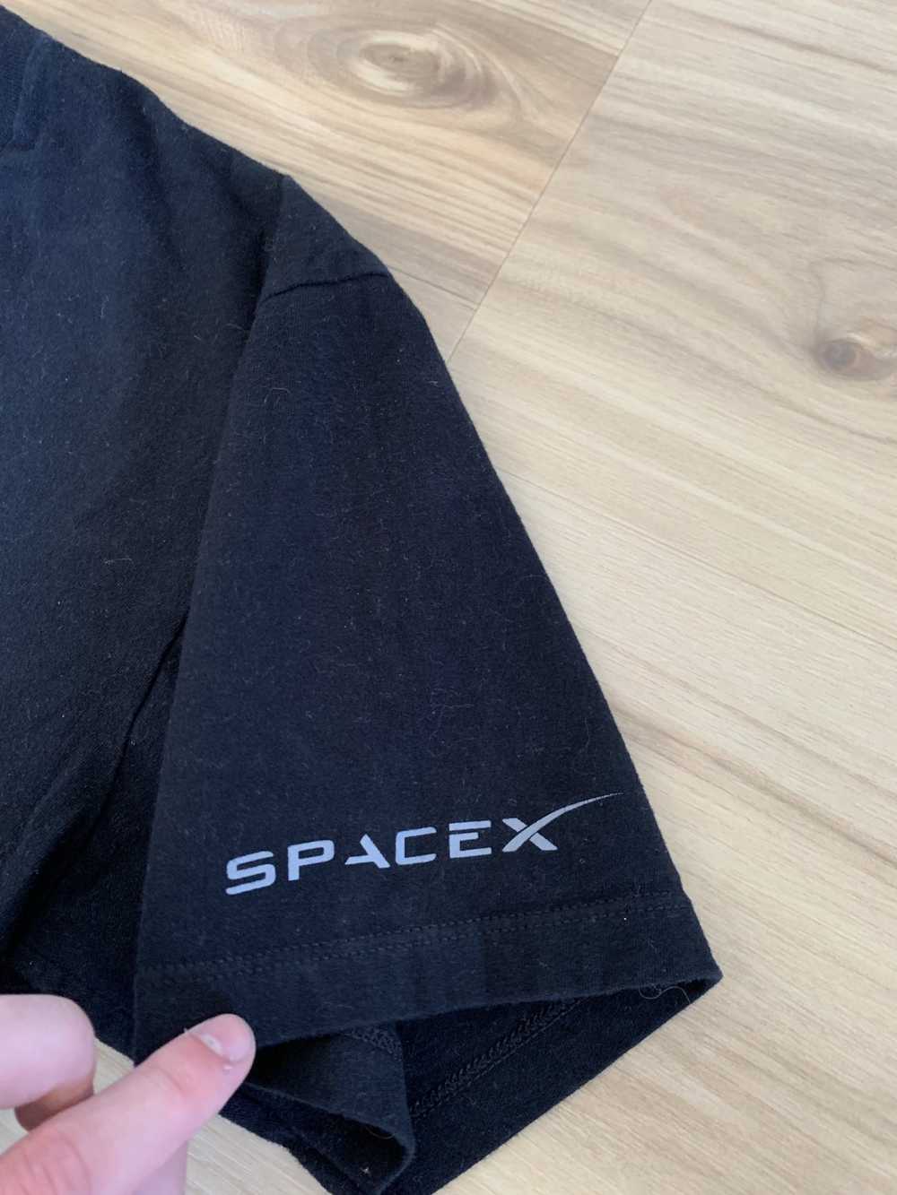 Streetwear Space-X Tesla in Space T-Shirt Black - image 3