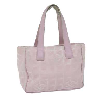 Chanel CHANEL New travel line Tote Bag Nylon Pink… - image 1
