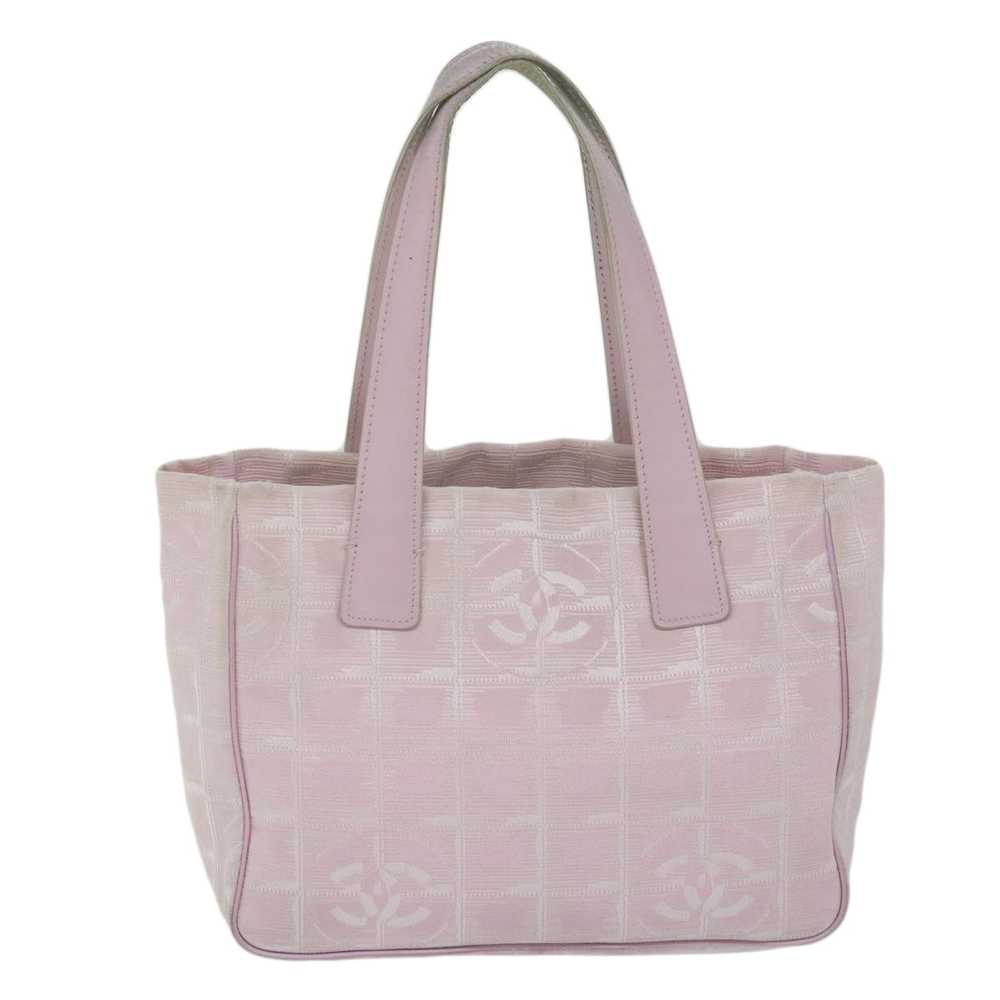 Chanel CHANEL New travel line Tote Bag Nylon Pink… - image 2