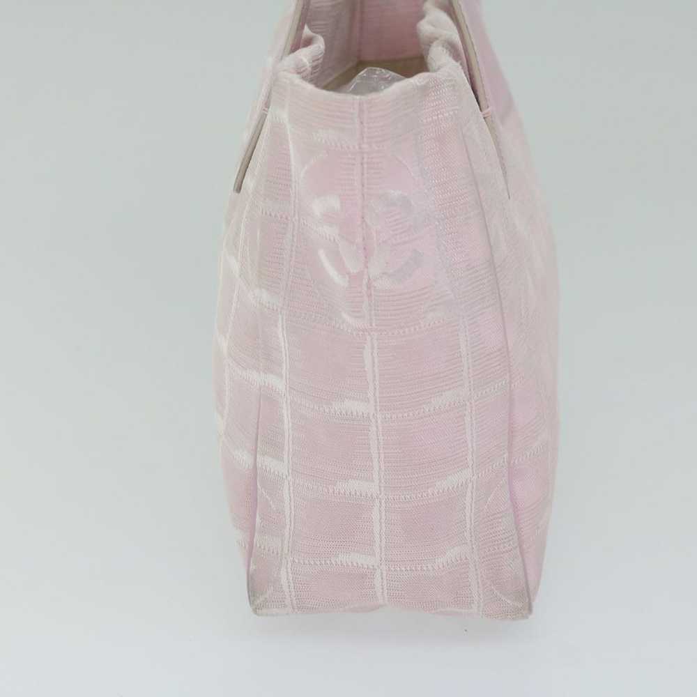 Chanel CHANEL New travel line Tote Bag Nylon Pink… - image 3