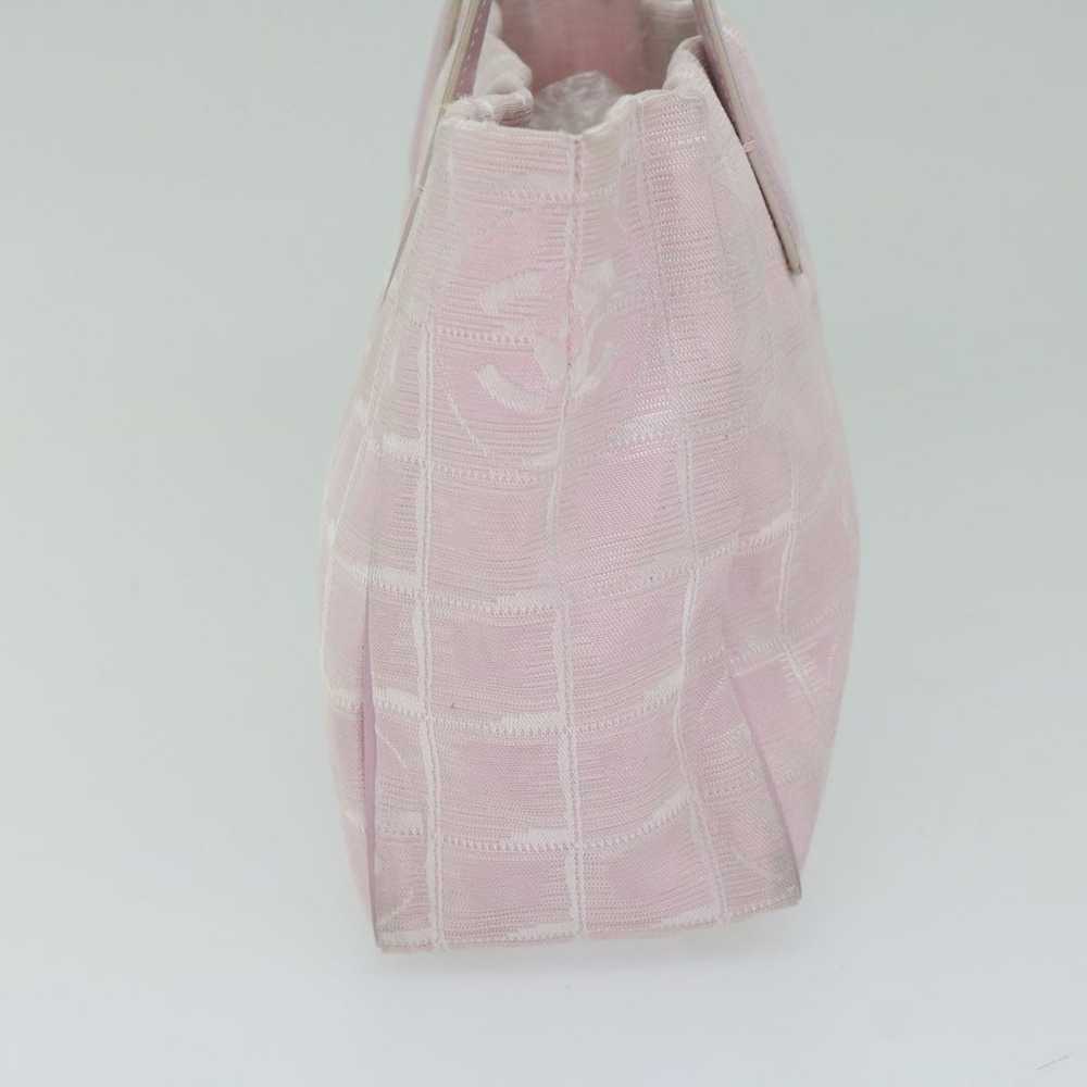 Chanel CHANEL New travel line Tote Bag Nylon Pink… - image 4