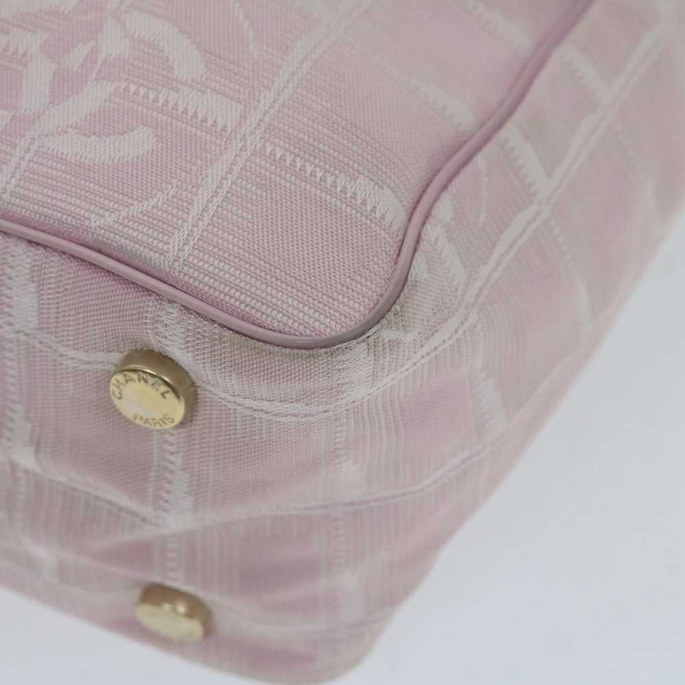 Chanel CHANEL New travel line Tote Bag Nylon Pink… - image 9