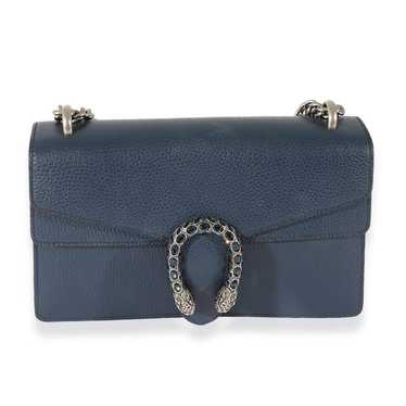 Gucci Gucci Navy Leather Small Dionysus Bag