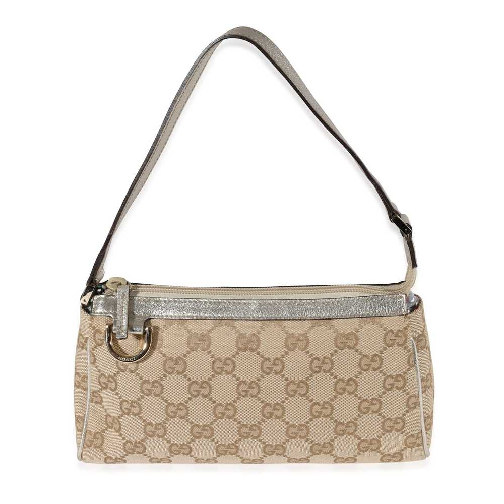 Gucci Gucci Metallic GG Canvas & Leather Abbey Po… - image 1