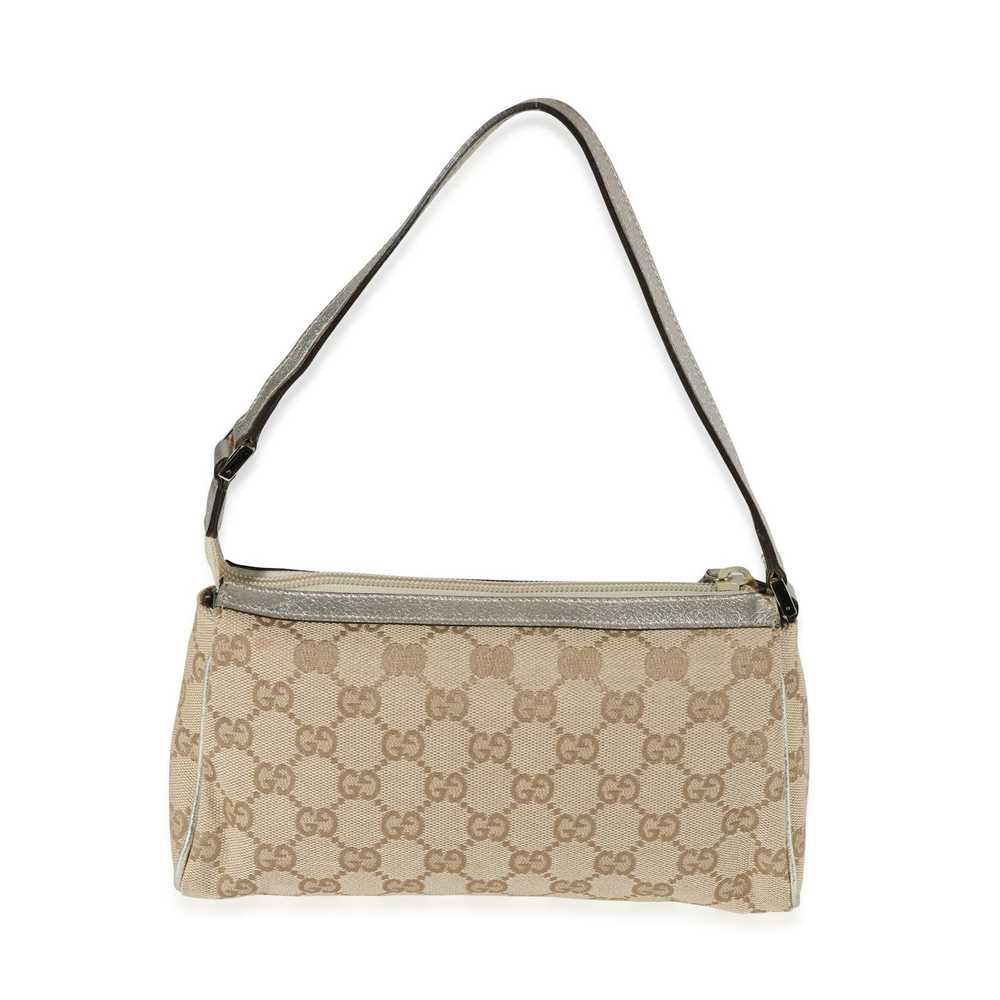 Gucci Gucci Metallic GG Canvas & Leather Abbey Po… - image 3