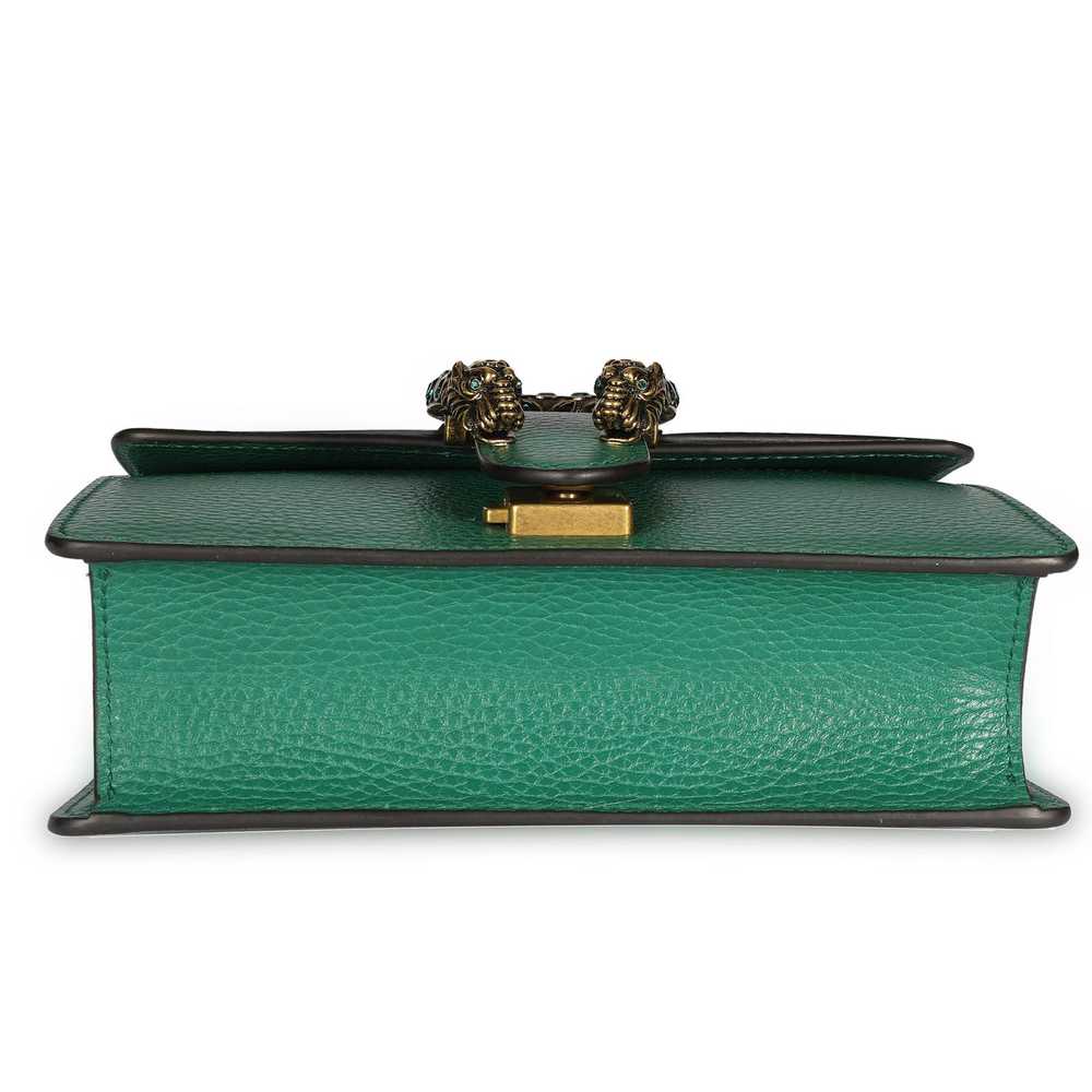 Gucci Gucci Green Leather & Crystal Mini Dionysus… - image 5