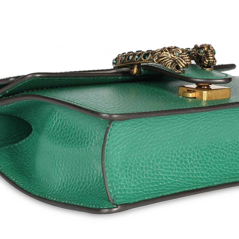 Gucci Gucci Green Leather & Crystal Mini Dionysus… - image 7