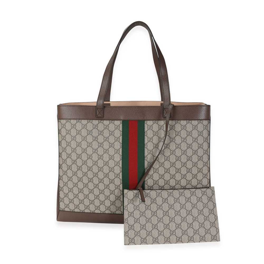 Gucci Gucci GG Supreme Medium Soft Ophidia Tote - image 3