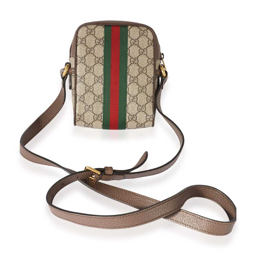 Gucci Gucci GG Supreme Mini Ophidia Messenger Bag - image 3