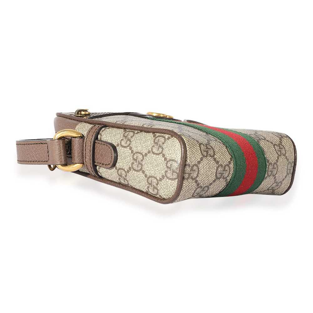 Gucci Gucci GG Supreme Mini Ophidia Messenger Bag - image 6