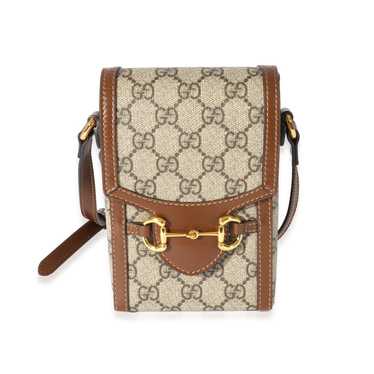 Gucci Gucci GG Canvas Horsebit 1955 Mini Bag - image 1