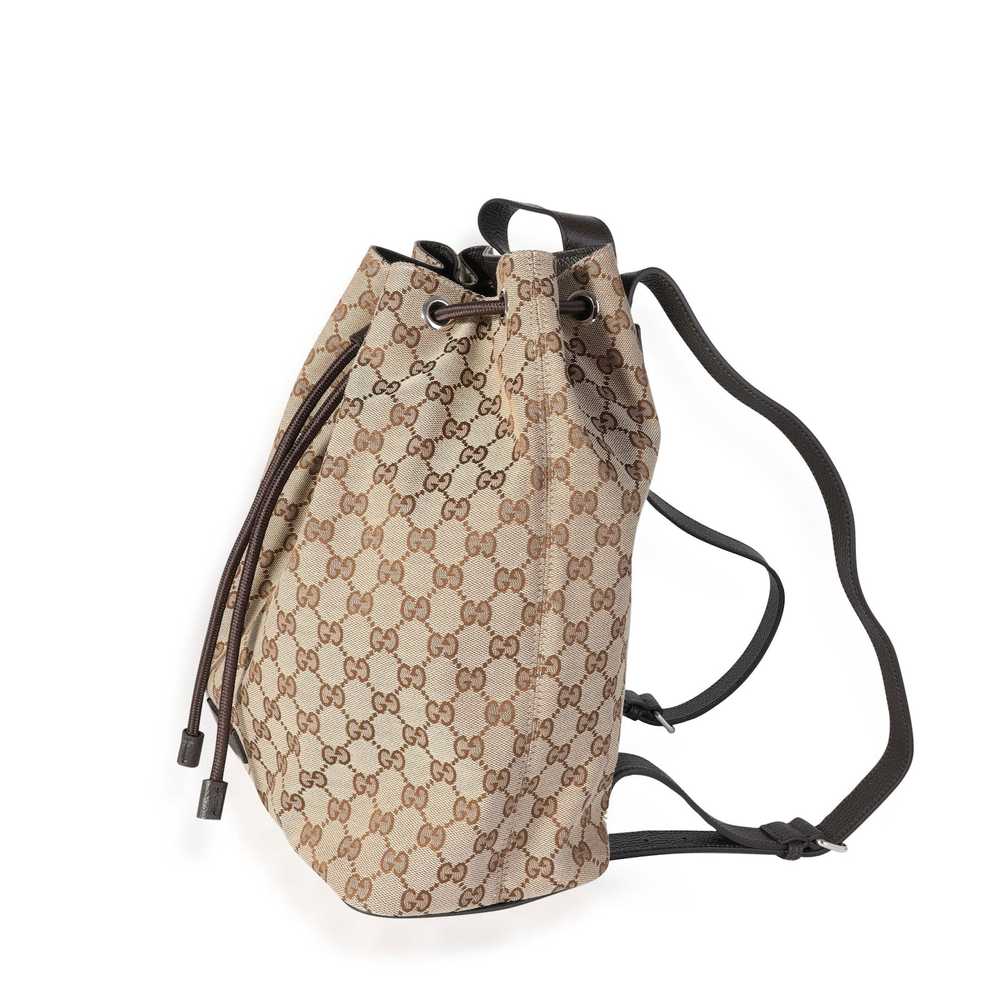 Gucci Gucci GG Canvas Drawstring Backpack - image 2