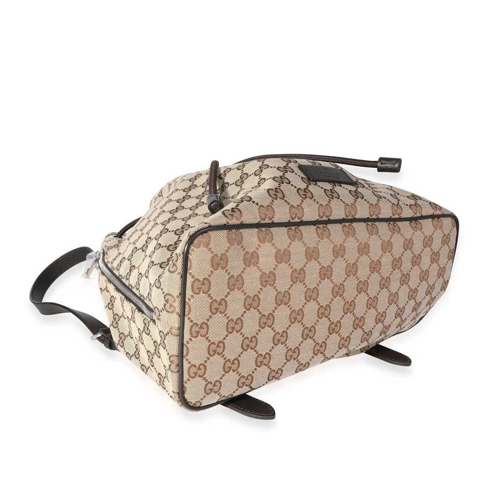 Gucci Gucci GG Canvas Drawstring Backpack - image 6