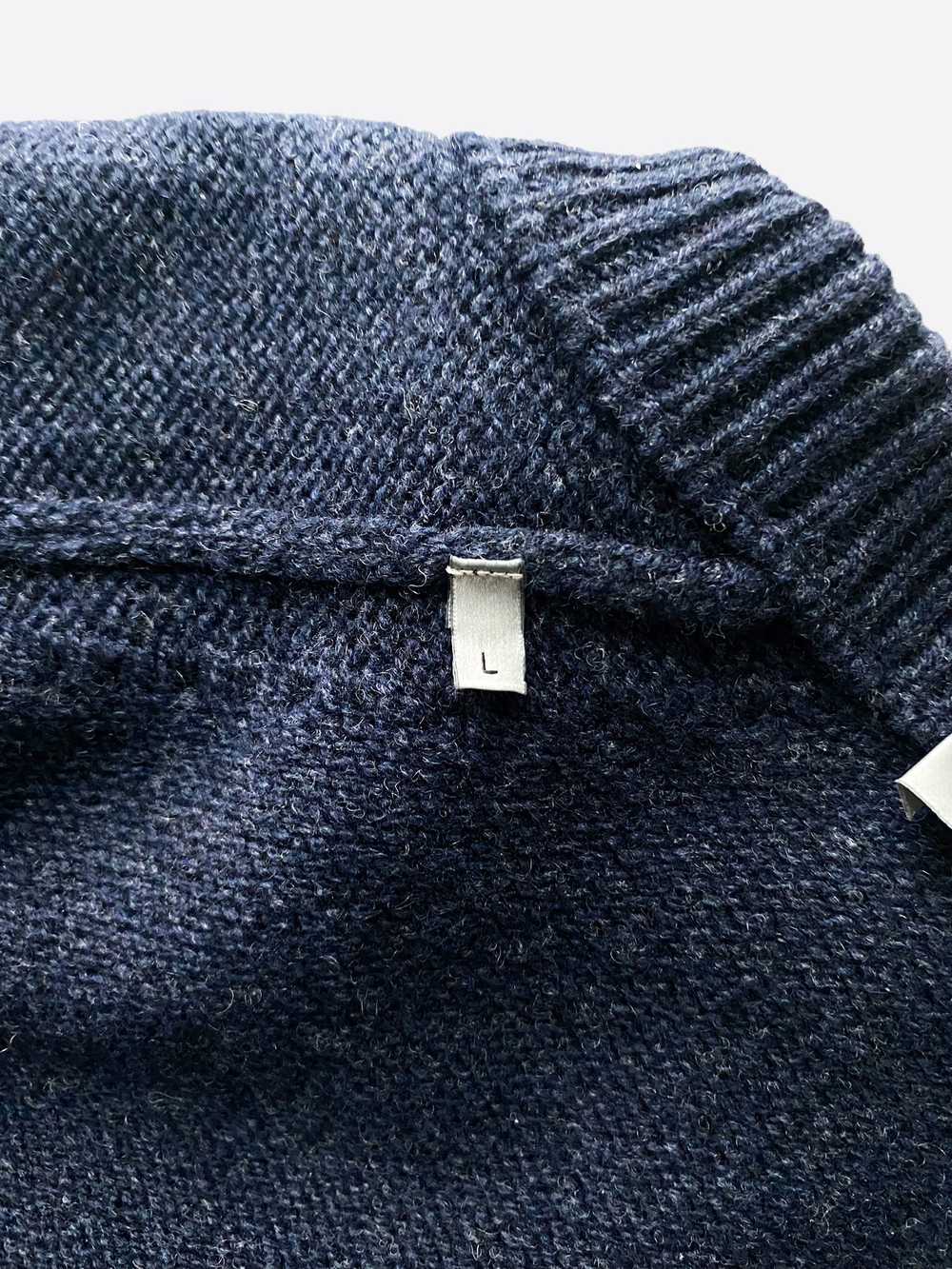 Dior Christian Dior Navy Atelier Wool Knitted Swe… - image 5