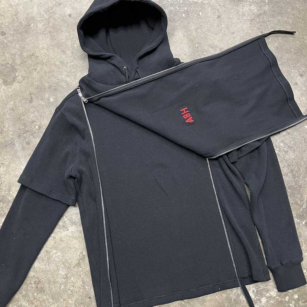 Hood By Air Hood By Air Oversized Thermal Hoodie - image 4