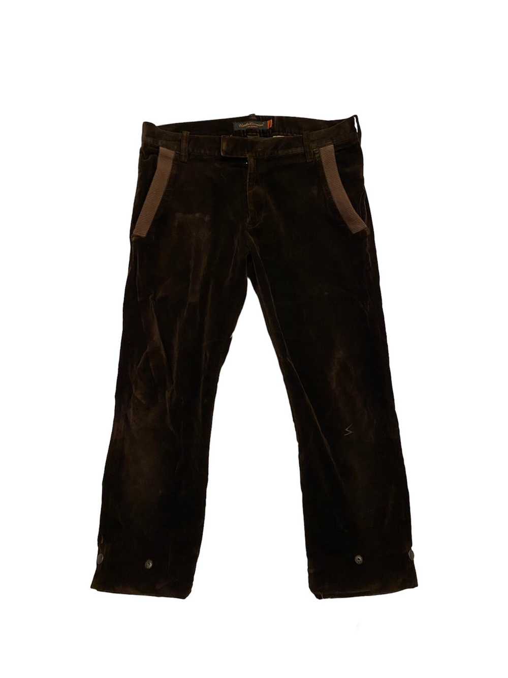 Undercover Undercover AW07 Velvet Cropped Pants S… - image 2