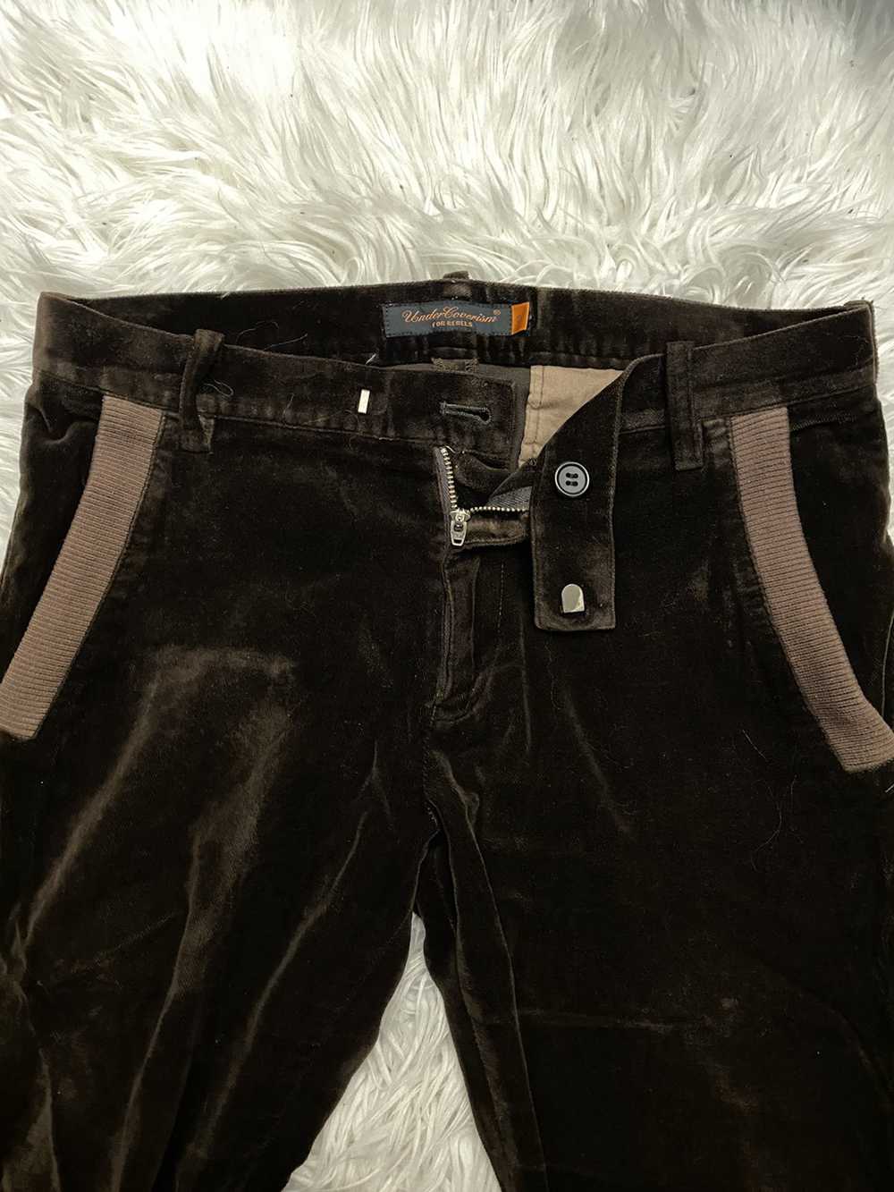 Undercover Undercover AW07 Velvet Cropped Pants S… - image 5