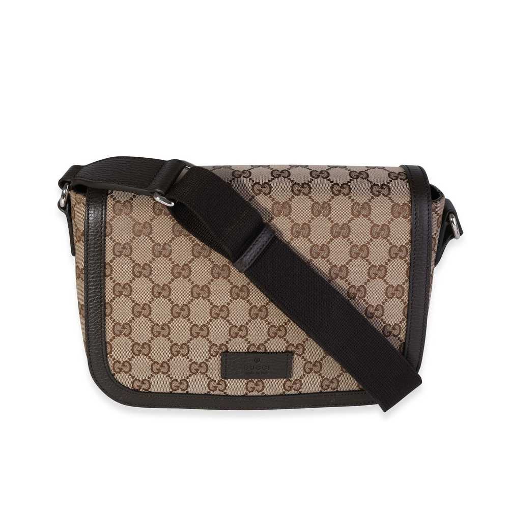 Gucci Gucci Brown GG Canvas Messenger Bag - image 1