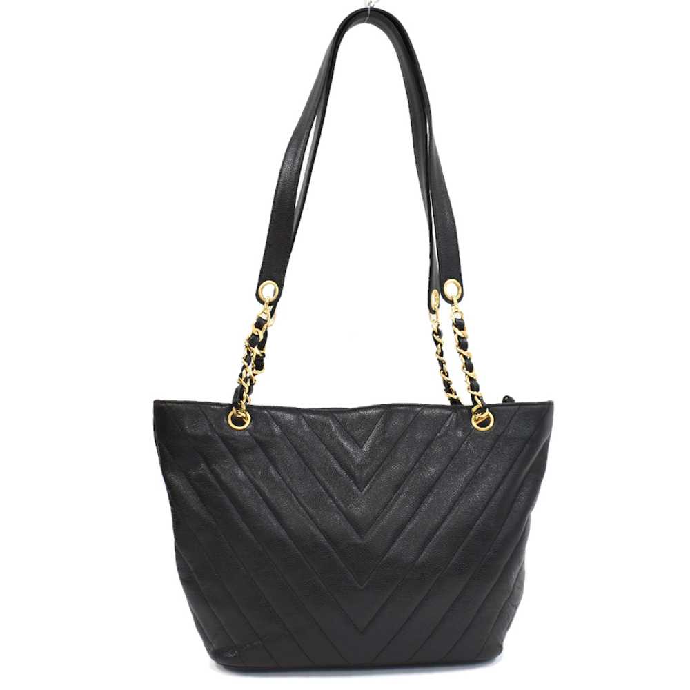 Chanel Chanel Chain Shoulder Tote Bag V Stitch Ca… - image 3