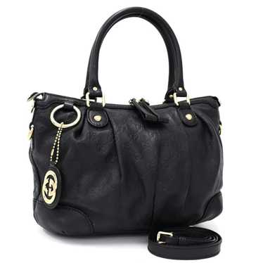 Gucci Gucci Sookie 2way Handbag GG Guccisima Leath