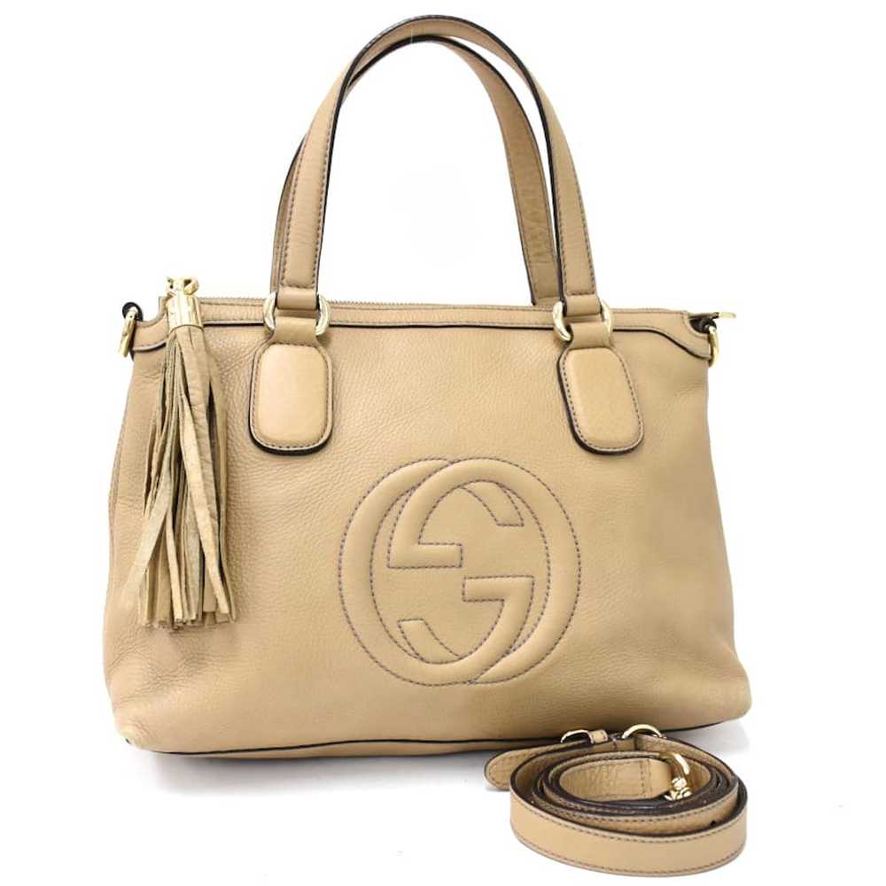 Gucci Gucci Soho Interlocking G 2way Handbag Tassel L… - Gem