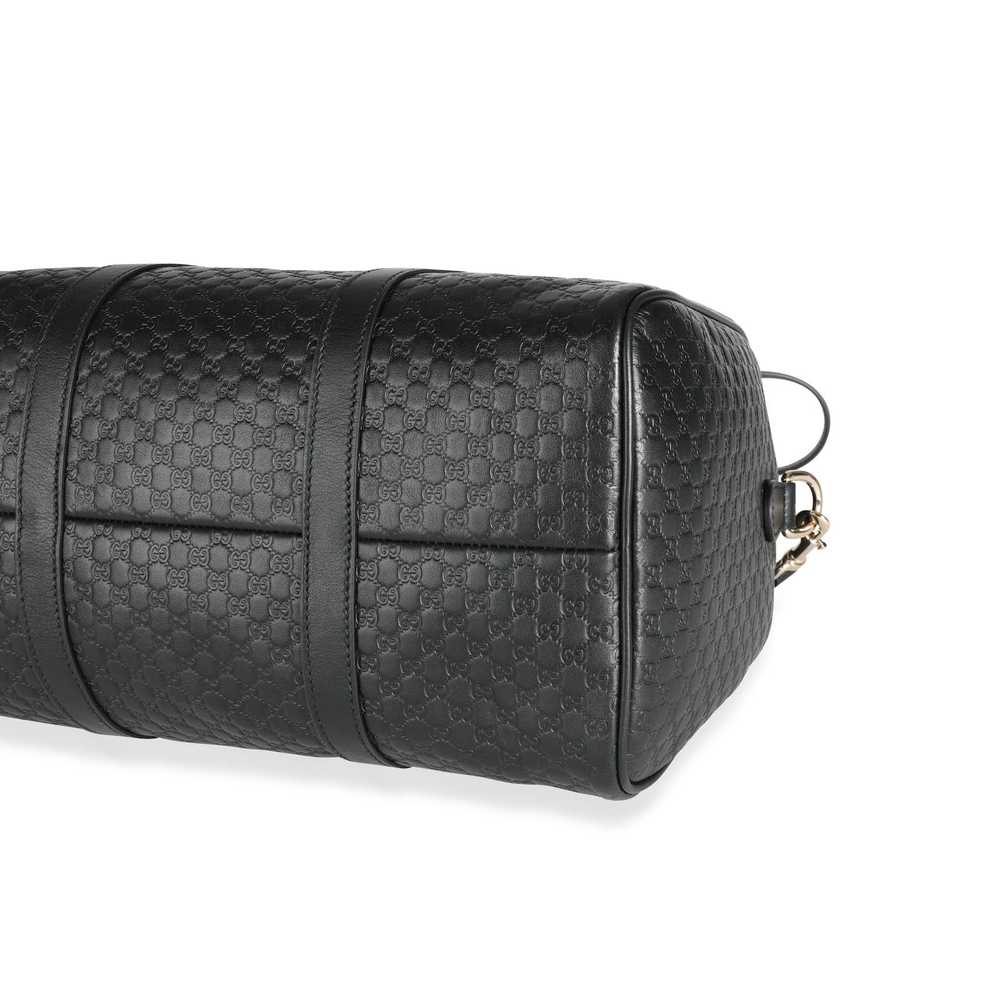 Gucci Gucci Black Microguccissima Leather Boston … - image 6