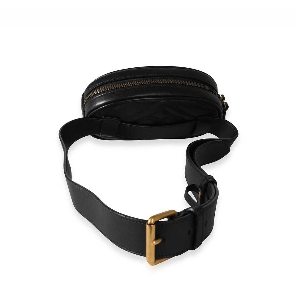 Gucci Gucci Black Matelassé Leather GG Marmont Be… - image 3